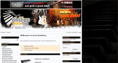 Desktop Screenshot of musikhaus-philipp.de